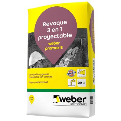 Revoque 3 en 1 Proyectable - Weber Promex E